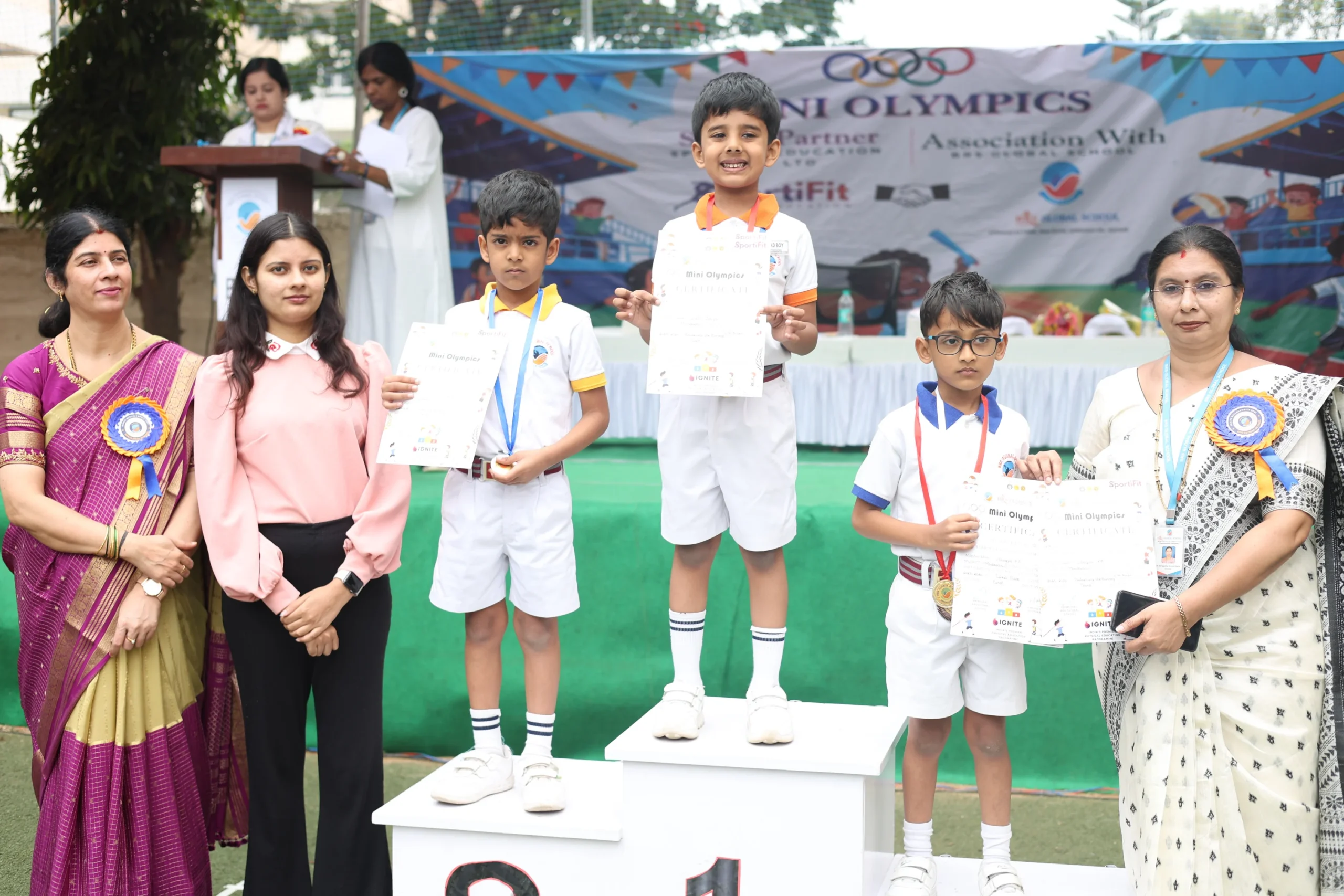 National Sports Day celebration at BRS Global School, one of the trusted CBSE schools in Sarjapur Road.