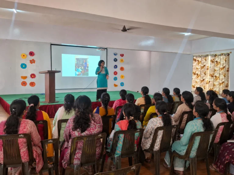 Teachers attending the Swadhyayan Teacher Training Session at BRS Global School, one of the best CBSE schools in Sarjapur Road.
