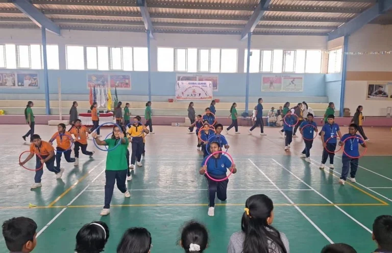 Students participating in the Annual Sports Meet 2025 at one of the best schools in Bangalore.