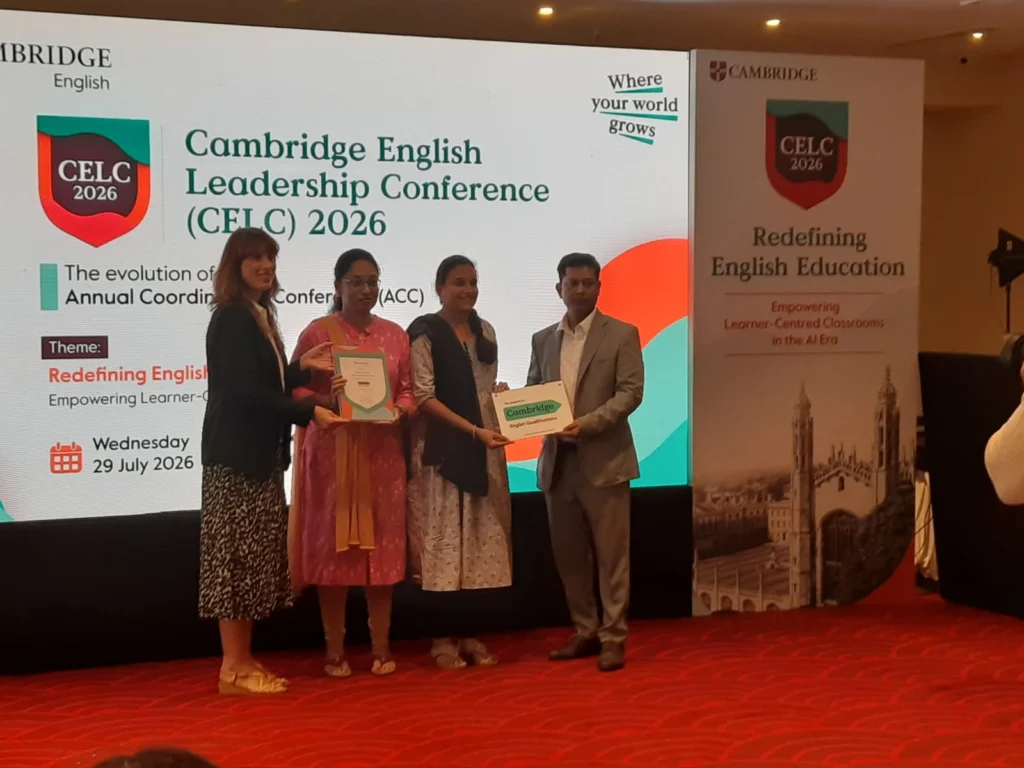 English faculty of BRS Global School Attibele attending the Cambridge Workshop in Bengaluru, supporting quality education for families seeking schools in Anekal.