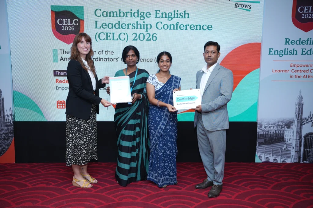 Educators from BRS Global School | Best CBSE School in Sarjapur Road, one of the best CBSE schools in Sarjapur Road, attending the Cambridge English Learning Community Bengaluru 2026.