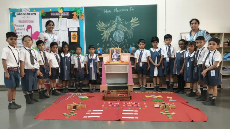 Maria Montessori Celebration 2026 at BRS Global School, one of the best CBSE schools in Sarjapur Road Bangalore.