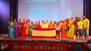 Students participating in Founders Day celebration at BRS Global School – Attibele, a leading choice among CBSE schools in Chandapura.