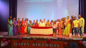 Students participating in Founders Day celebration at BRS Global School – Attibele, a leading choice among CBSE schools in Chandapura.