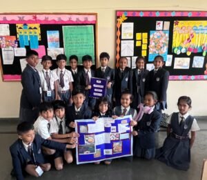 Students at BRS Global School Sarjapur Road working on Art Integrated Projects 2025–26