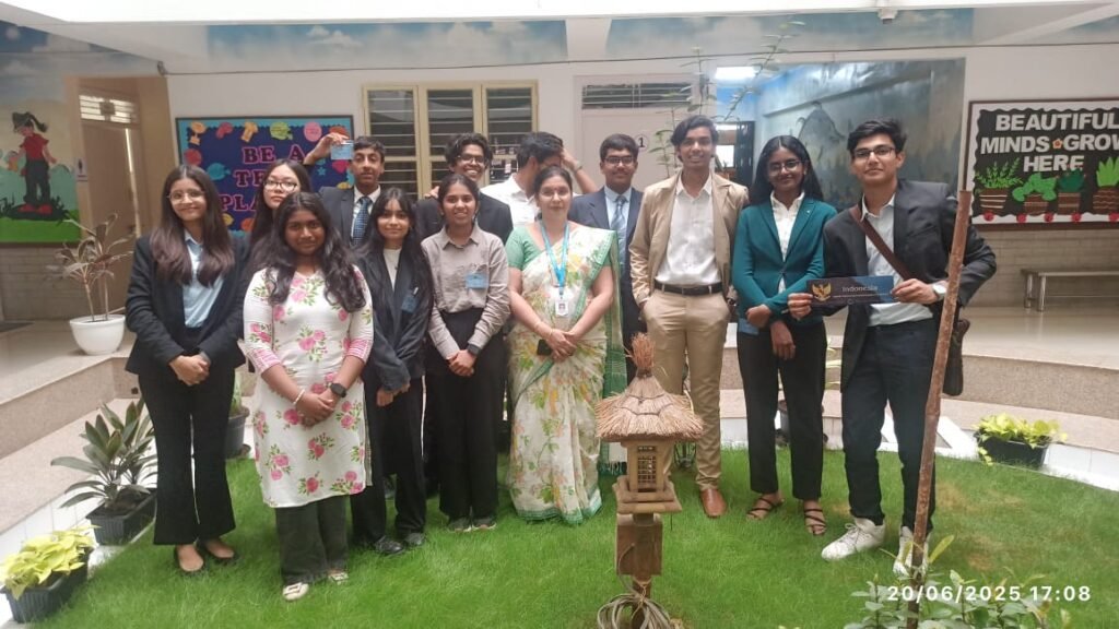 BRS Global School Sarjapur Road students participating in FISMUN 2025