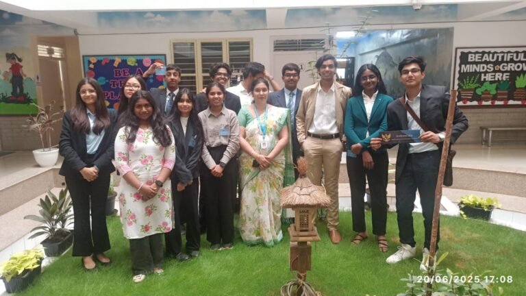 BRS Global School Sarjapur Road students participating in FISMUN 2025