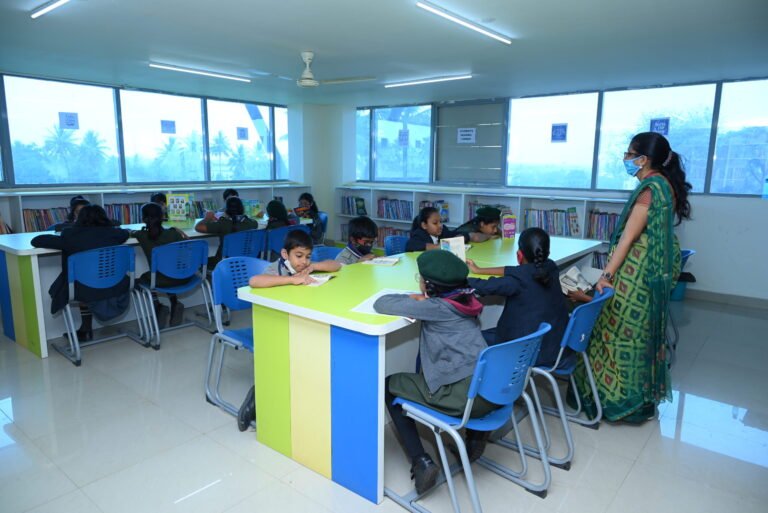 Library sessions encouraging lifelong reading habits at leading CBSE schools in Hosur.
