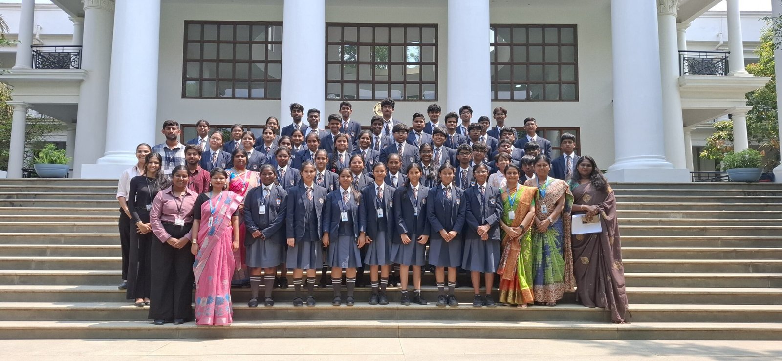 Students of Grades 10 and 12 from BRS Global School, one of the best CBSE schools in Sarjapur Road, visiting Alliance University during a Career Guidance Programme.