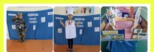 Montessori children participating in Community Helpers Activity at BRS Global School Attibele, one of the schools in Hosur and nearby areas.