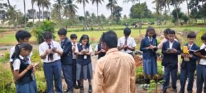 Grade 7 students of BRS Global School Sarjapur Road visiting Shri Krishna Plant Nursery & Farm
