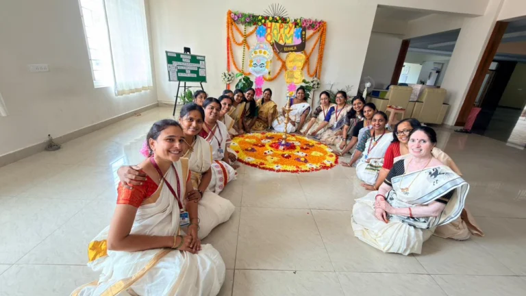 Montessori students celebrating Rakshabandhan and Onam at BRS Global School Attibele, among the schools in Anekal