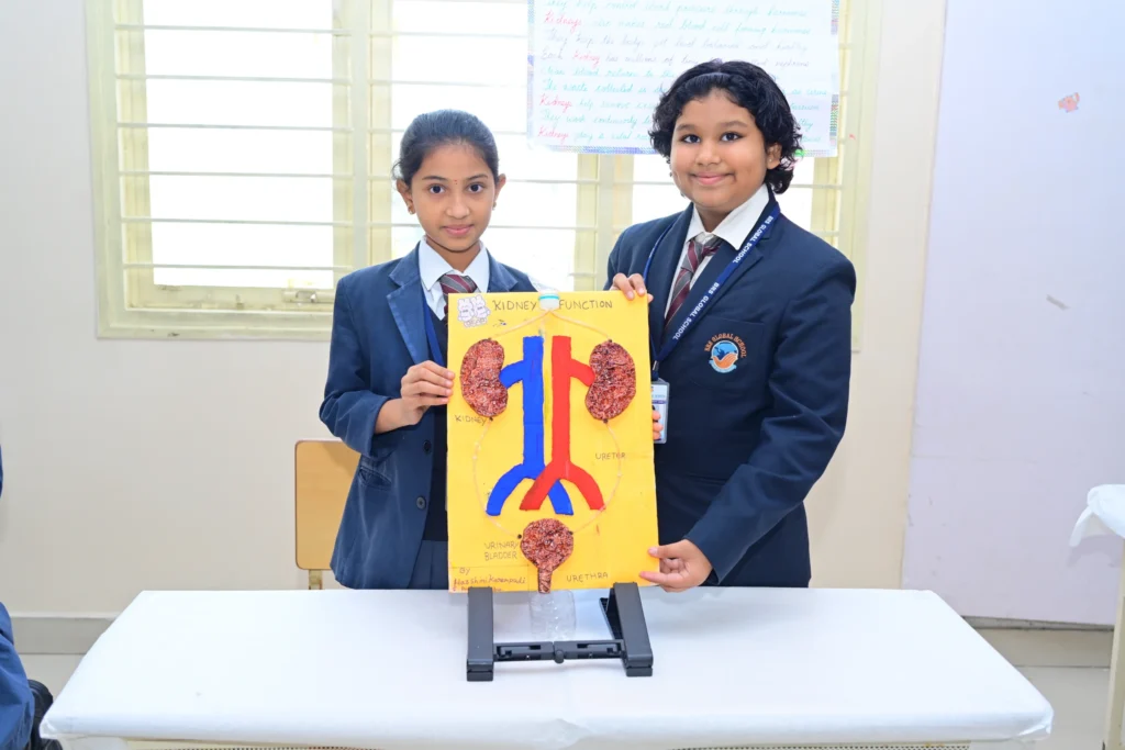 Science exhibition showcasing experiential STEM learning at BRS Global School, recognised among the best CBSE schools in Sarjapur Road Bangalore.