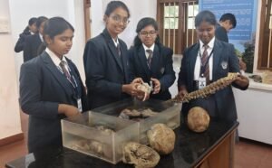 Grade 10 and 12 students of BRS Global School Sarjapur Road visiting NIMHANS Human Brain Museum