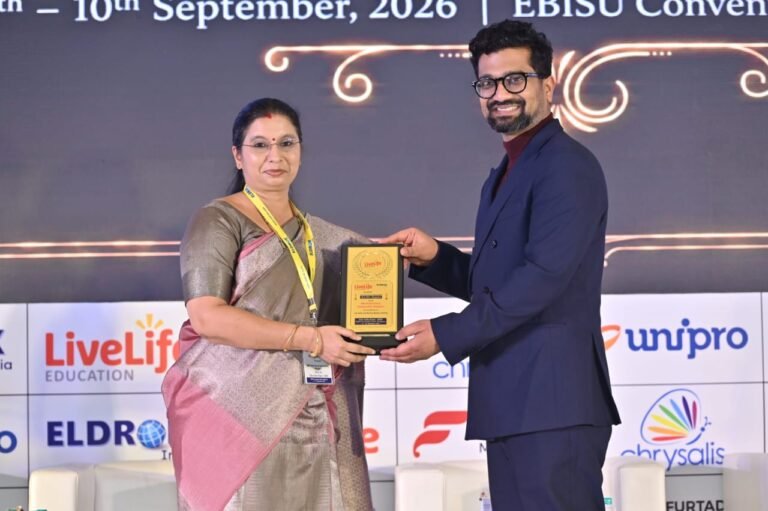 BRS Global School Sarjapur Road recognised for Life Skills and Activity-Based Learning at Edu India Expo & India K-12 Awards 2026