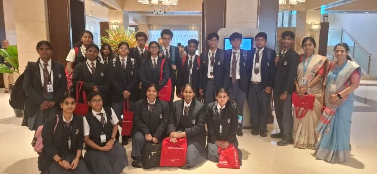 BRS Global School Sarjapur Road students attending GEI 2026 in Bengaluru
