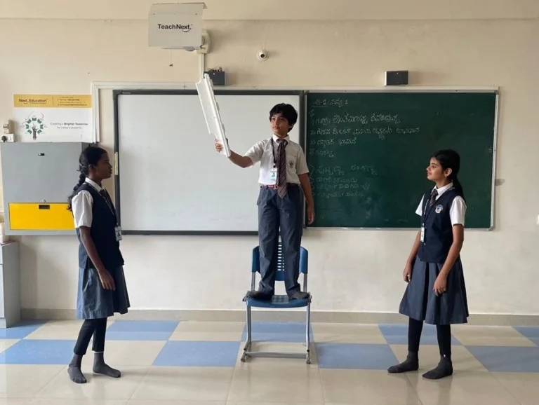Drama and Theatre training at BRS Global School schools in Attibele