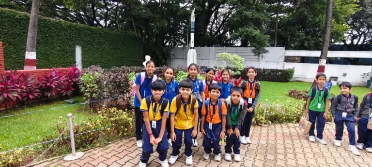 Students of Grades 3, 4 and 5 from BRS Global School, Sarjapur Road, visiting the HAL Aerospace Museum in Bengaluru as part of an educational field trip at one of the best CBSE schools in Sarjapur Road.