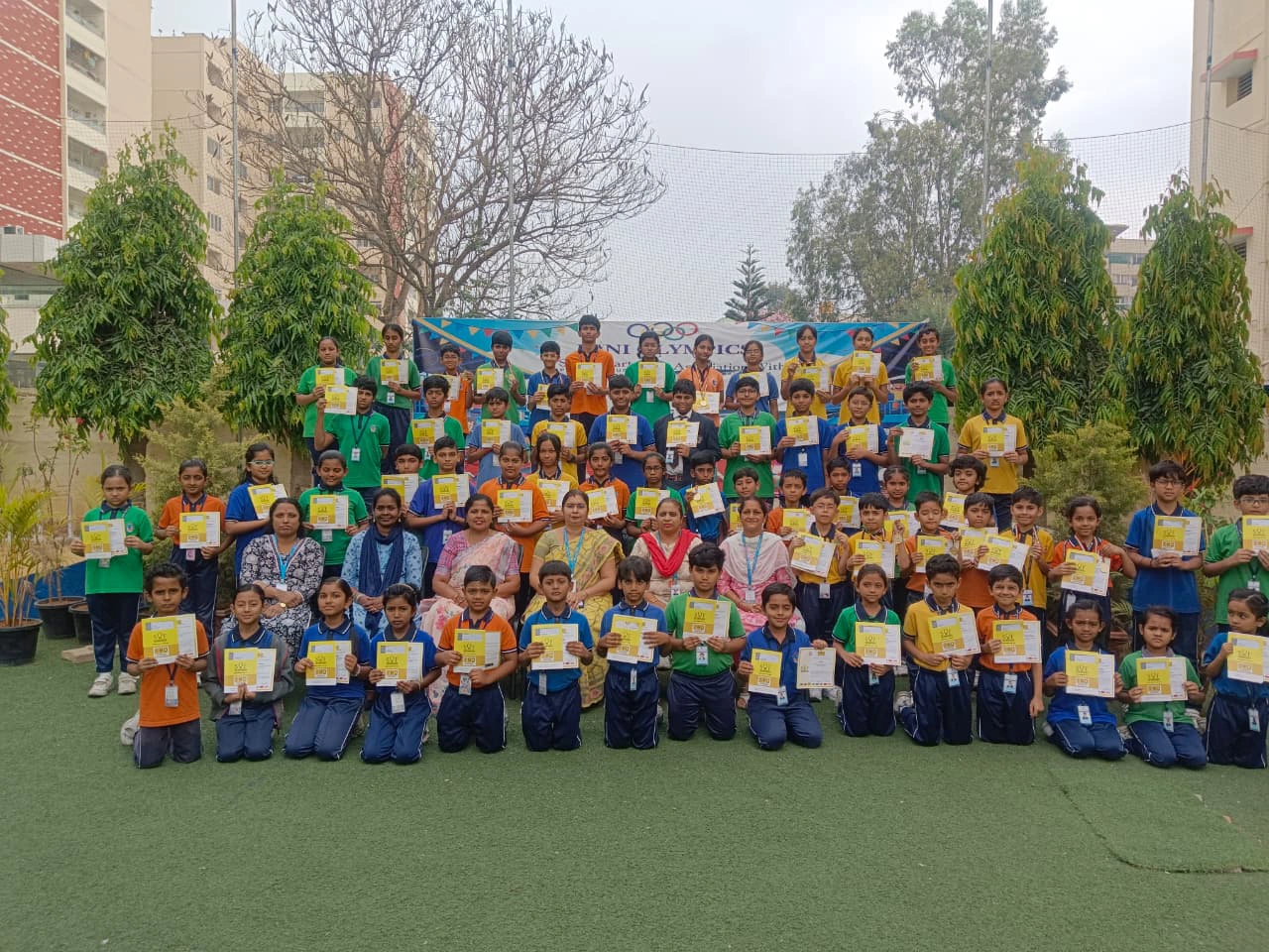 Students of BRS Global School | Best CBSE School in Sarjapur Road, receiving recognition in the SOF International Mathematics Olympiad 2025 at one of the leading CBSE schools in Sarjapur Road.